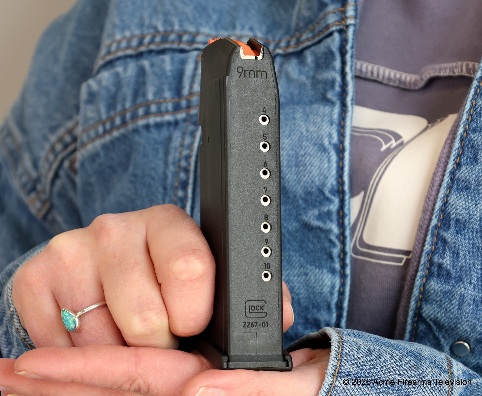 Glock G17/G34 Gen5 - 10 cartridge magazine - 9mm Luger